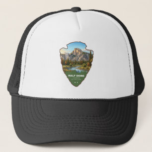 Half Dome Yosemite National Park Arrowhead Trucker Hat
