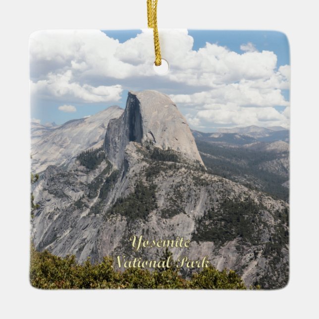 Half Dome, Yosemite National Park, California Ceramic Ornament (Front)