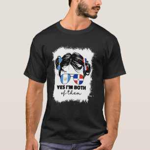 Half Dominican And Guatemalan Guatemala Flag Kids T-Shirt