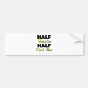 Half Farrier Half Rock Star Bumper Sticker