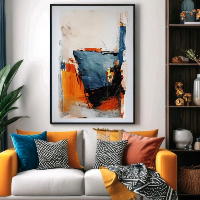 Half Full Glass - Abstract Metaphor Poster (Creator Uploaded)