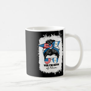 Half Guatemalan And American Guatemala Usa Flag Gi Coffee Mug