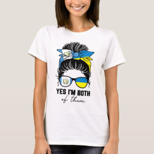 Half Guatemalan Half Ukrainian Girl Guatemala Ukra T-Shirt