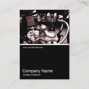 Half&Half Photo 010 - Motorbike Engine Business Card