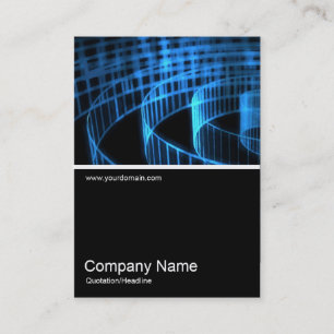 Half&Half Photo 0126 - Blue Spiral II Business Card