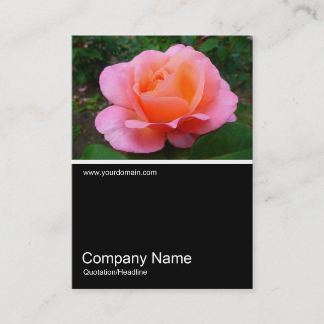 Half&Half Photo 0173 - Rose Business Card (Front)