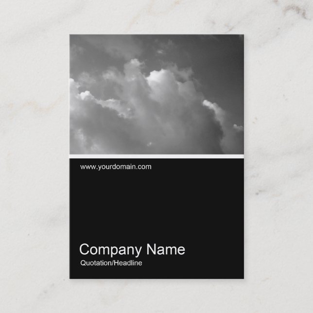 Half&Half Photo 0188 - Evening Sky Business Card (Front)