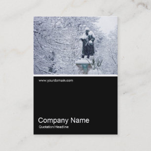 Half&Half Photo 0193 - Snow in the Park Business Card