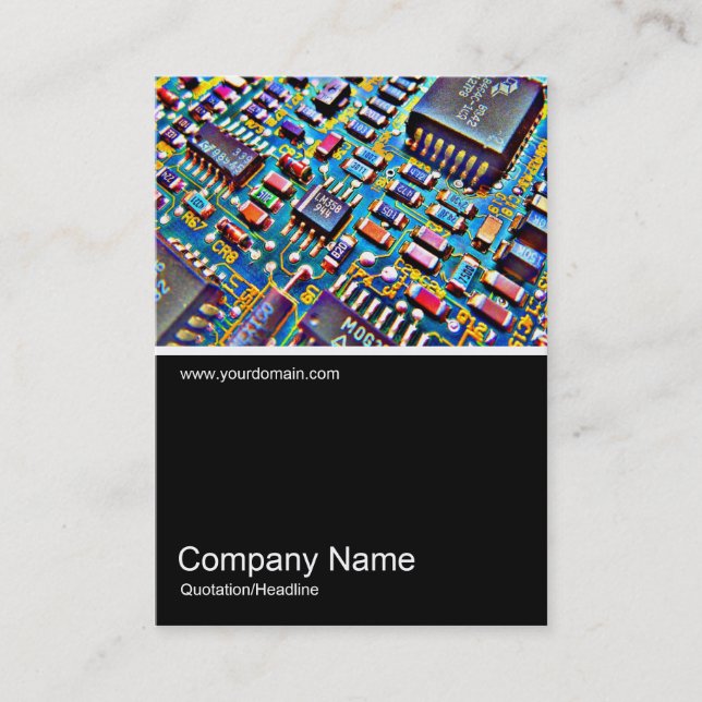 Half&Half Photo 0216 - Beautiful Circuitry Business Card (Front)