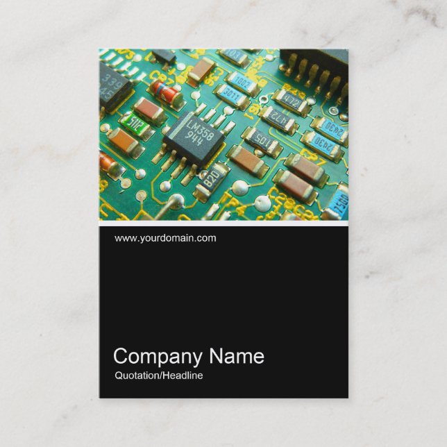 Half&Half Photo 0218 - Circuitry Business Card (Front)