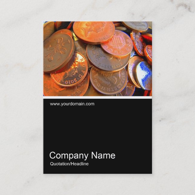 Half&Half Photo 0248 - The Colour of Money Business Card (Front)