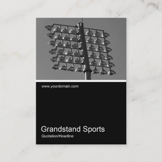 Half&Half Photo 0264 - Flood Lights Business Card (Front)