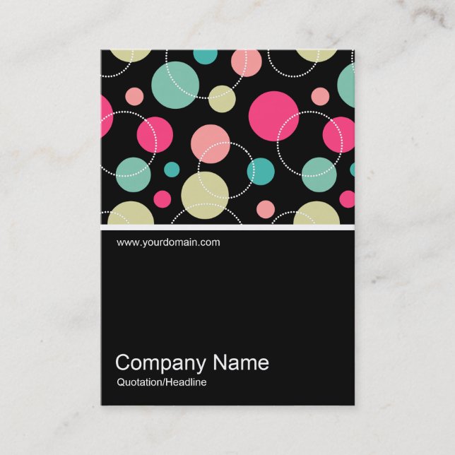 Half&Half Photo 0267 - Spots & Circles 150816 Business Card (Front)