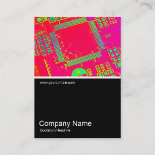 Half&Half Photo 0271 - Abstract Circuitry Business Card