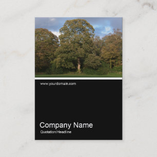 Half&Half Photo 0276 - Autumn in the Park Business Card