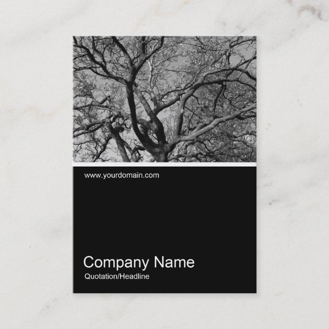 Half&Half Photo 0305 - Magnolia Tree Business Card (Front)