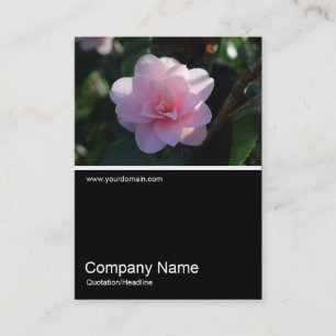Half&Half Photo 0311 - Pink Camellia Business Card