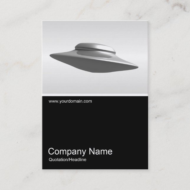 Half&Half Photo 031 - Flying Saucer Business Card (Front)
