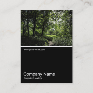 Half&Half Photo 0324 - Spring in the Woods 03 Business Card