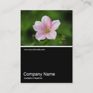 Half&Half Photo 0346- Geranium Business Card