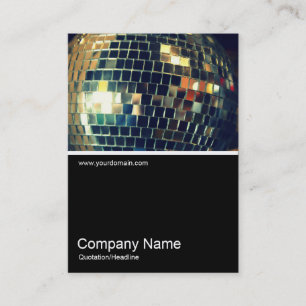 Half&Half Photo 0347- Mirror Ball Business Card