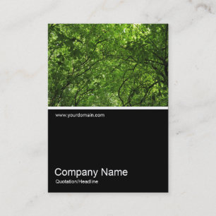 Half&Half Photo 0373 - Woodland Canopy Business Card