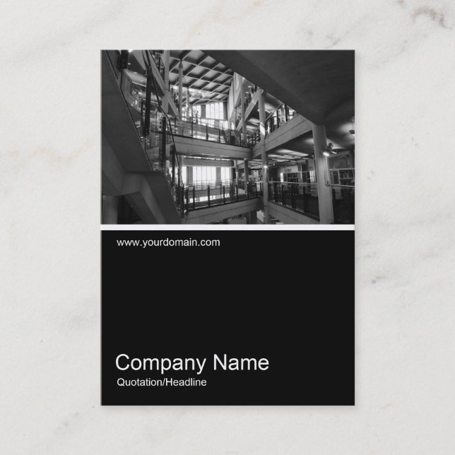 Half&Half Photo 0374 - Modern Interior Business Card (Front)