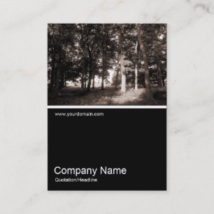 Half&Half Photo 066 - Edge of the Woods Business Card