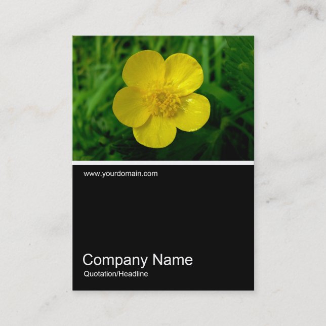Half&Half Photo 06 - Buttercup Business Card (Front)