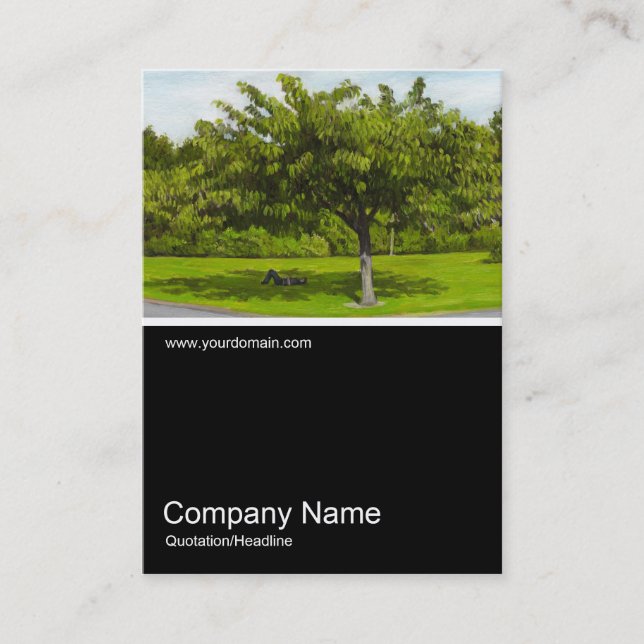 Half&Half Photo 079 - Summer Daze, Oil Business Card (Front)