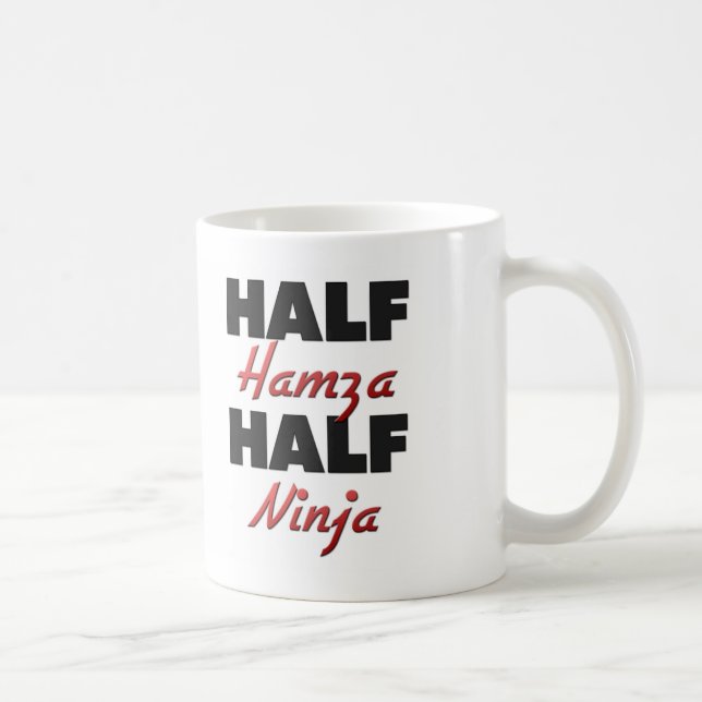 Half Hamza Half Ninja Coffee Mug (Right)