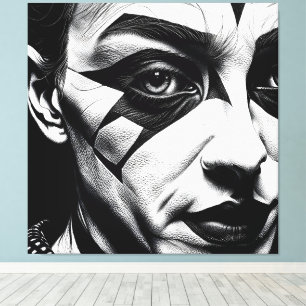 Half Harlequin Canvas Print