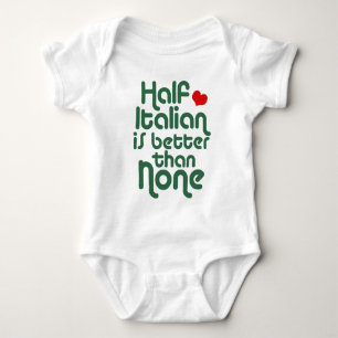 Half Italian Baby Bodysuit