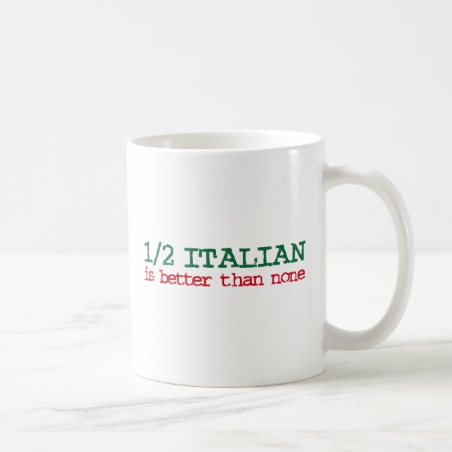 Half Italian Coffee Mug (Right)