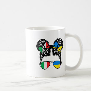 Half Italian Half Ukrainian Girl Italy Kids Herita Coffee Mug