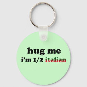Half Italian Keychain