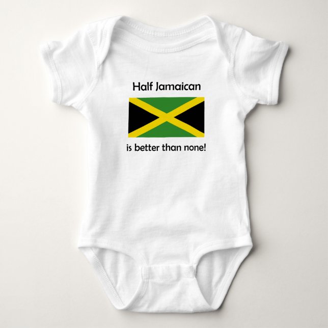Half Jamaican Baby Bodysuit (Front)