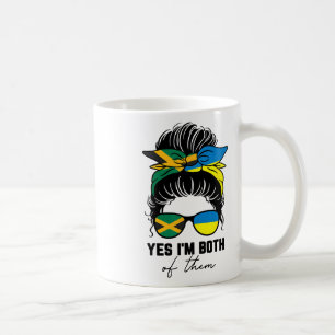Half Jamaican Half Ukrainian Girl Jamaica Ukraine  Coffee Mug