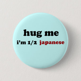Half Japanese 2 Inch Round Button