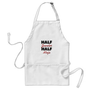 Half Jeweller Half Ninja Standard Apron