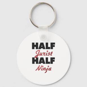 Half Jurist Half Ninja Keychain