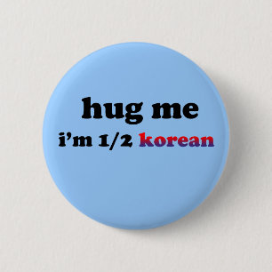 Half Korean 2 Inch Round Button
