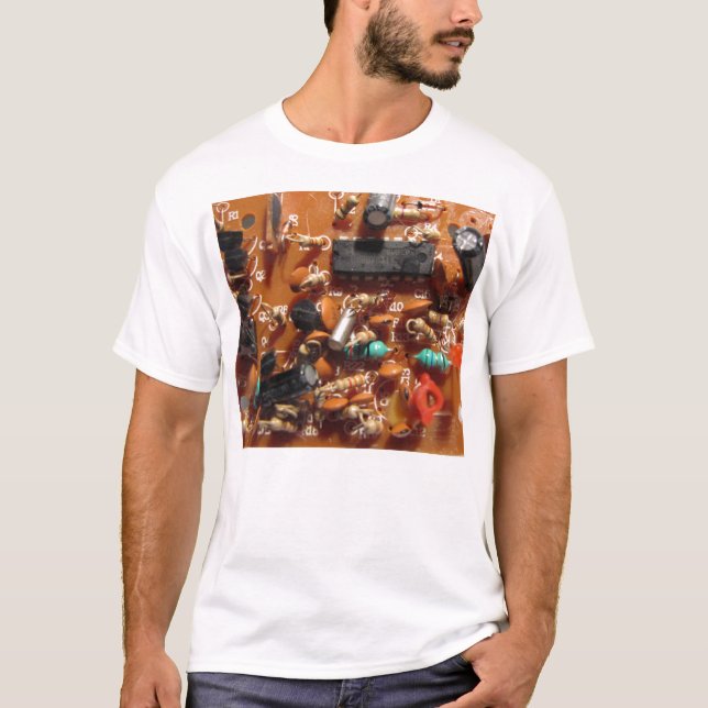 Half Man, Half Electronics T-Shirt (Front)