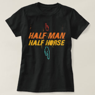 Half Man Half Horse Retro Vintage T-Shirt