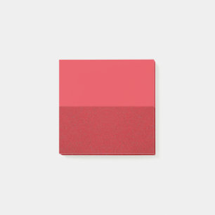 Half-Matte, Half-Glitter Red Post-It® Notes Custom