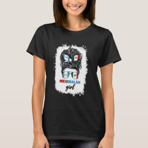 Half Mexican And Guatemalan Mexico Guatemala Flag T-Shirt
