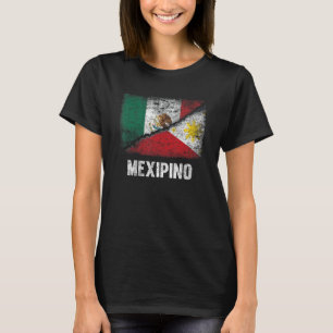 Half Mexican Half Filipino Flag Mexico Philippines T-Shirt