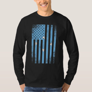 Half Micronesian Flag Vintage American Inside Me U T-Shirt