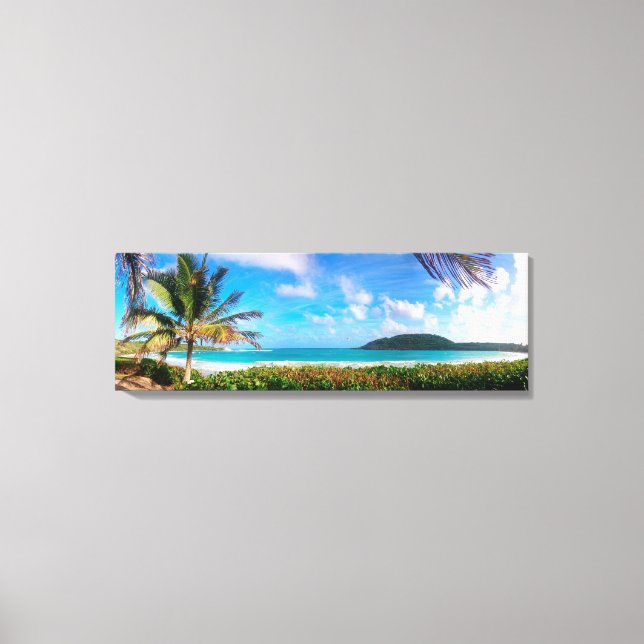 Half Moon Bay Antigua Canvas Print (Front)