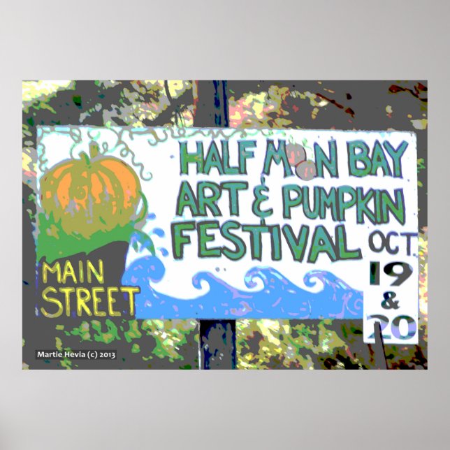 Half Moon Bay Art & Pumpkin Festival II Poster (Front)